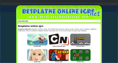 Desktop Screenshot of besplatneonlineigre.net